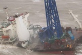 Bão mạnh khiến tàu Hong Kong gãy đôi, hơn 20 thuyền viên mất tích