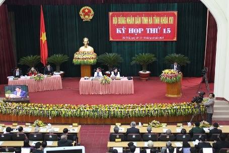 Toàn cảnh kỳ họp thứ 15, HĐND tỉnh Hà Tĩnh khóa XVI