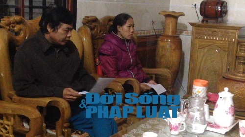 Vợ chồng bà Phạm Thị M. kể về chuyện cho vay nợ.