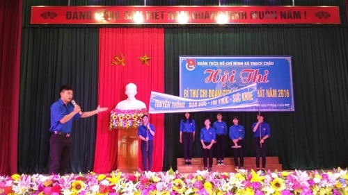Tiết mục tham gia Hội thi Bí thư chi đoàn tại Thạch Châu 