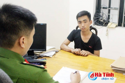 Trần Việt Hoàng tại cơ quan điều tra 