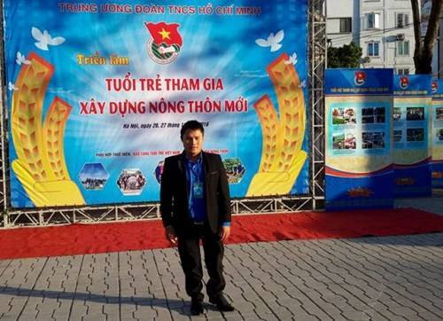 Trần Kim Việt - ông chủ vườn ươm trầm hương lớn nhất Hương Khê, Hà Tĩnh.