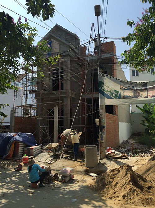 Từ tháng 8 âm lịch hàng năm, kiến trúc sư Huỳnh Xuân Hải đều từ chối nhận những công trình cải tạo nhà lớn mà gia chủ yêu cầu hoàn thành trước Tết. Ảnh: Huỳnh Xuân Hải