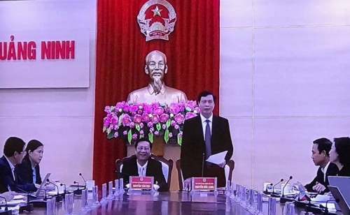 Chủ tịch UBND Quảng Ninh Nguyễn Đức Long phát biểu