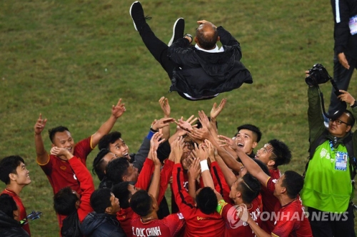 HLV Park Hang Seo trải qua năm thành công cùng bóng đá Việt Nam