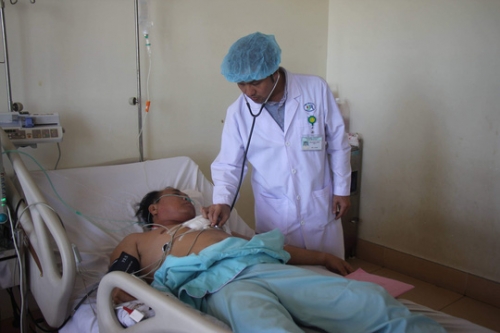 Bệnh nhân được điều trị tại Bệnh viện Bà Rịa