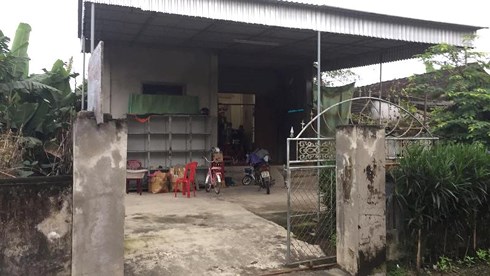Ngôi nhà bà Nguyễn Thị Mỹ, mẹ chị Dung đang sinh sống tại tổ dân phố 2, thị trấn Đức Thọ (Hà Tĩnh)