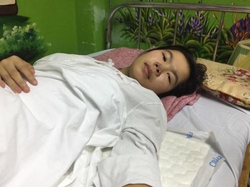 Em Dương Thị Thu Trang bị u tủy, chi phí điều trị tốn kém
