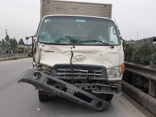 Chiếc xe tải do tài xế Lương Văn Tâm điều khiển gây ra vụ tai nạn kinh hoàng khiến 8 người chết, 8 người bị thương