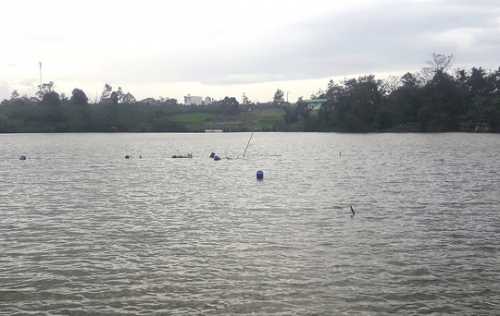Khu vực hồ Nam Phương, nơi phát hiện nạn nhân tử vong.