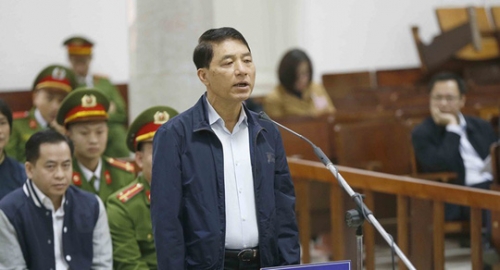 Bị cáo Trần Việt Tân, cựu thứ trưởng Bộ Công an - Ảnh: TTXVN