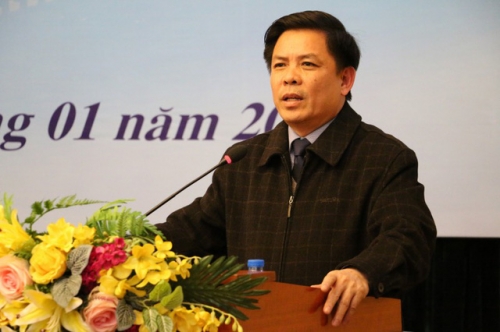 Bộ trưởng GTVT Nguyễn Văn Thể tại Hội nghị chiều 3/1