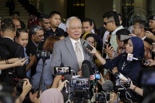 Cựu Thủ tướng Malaysia Najib Razak bị điều tra vì cáo buộc liên quan đến vụ biển thủ hàng tỷ USD từ quỹ quốc gia 1MDB. (Ảnh: Bloomberg)
