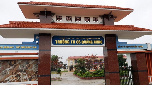 Trường THCS Quảng Hưng nơi xảy ra nhiều sai phạm trong công tác quản lý, điều hành tài chính