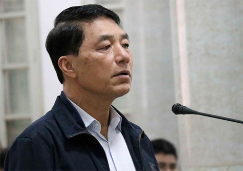 Ông Trần Việt Tân tại phiên tòa sơ thẩm. Ảnh: TTXVN.