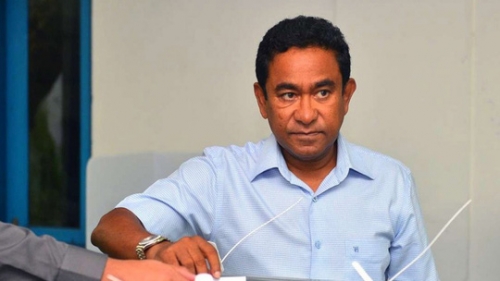 Cựu tổng thống Maldives Abdulla Yameen. Ảnh: EPA