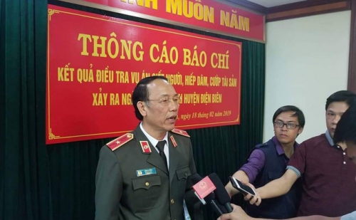 Thiếu tướng Sùng A Hồng, Giám đốc Công an tỉnh Điện Biên thông tin về vụ việc 