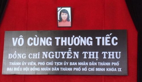 Linh cữu bà Nguyễn Thị Thu được đưa về an táng ở huyện Lai Vung, tỉnh Đồng Tháp