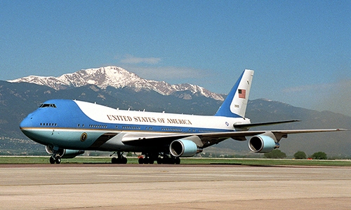 Chuyên cơ Air Force One của tổng thống Mỹ. Ảnh: White House.