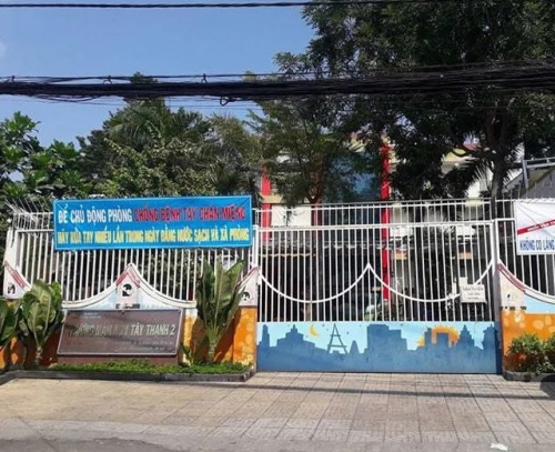 Trường mầm non Tây Thạnh 2, Bình Tân, TPHCM - nơi xảy ra sự việc cô giáo đánh trẻ, phụ huynh đòi bồi thường 100 triệu đồng