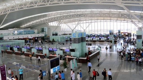 Nhà ga hành khách T2 - Nội Bài sẽ mở luồng riêng cho phóng viên quốc tế khi rời Hà Nội (ảnh: Hữu Nghị)