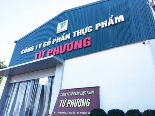 Nhà máy của Công ty CP Thực phẩm Tứ Phương ở Nghi Ân, thành phố Vinh.