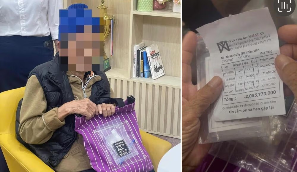 Ngăn chặn kịp thời cụ bà 80 tuổi bán vàng chuyển 2 tỷ đồng cho đối tượng l.ừ.a đ.ả.o