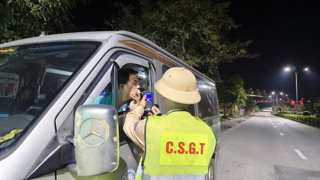 Hà Tĩnh xử phạt hơn 160 trường hợp vi phạm nồng độ cồn trong kỳ nghỉ Tết Nguyên đán