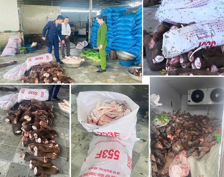 6 tấn thực phẩm mù mờ nguồn gốc, bốc mùi hôi thối chờ đi vào quán lẩu, quán nhậu
