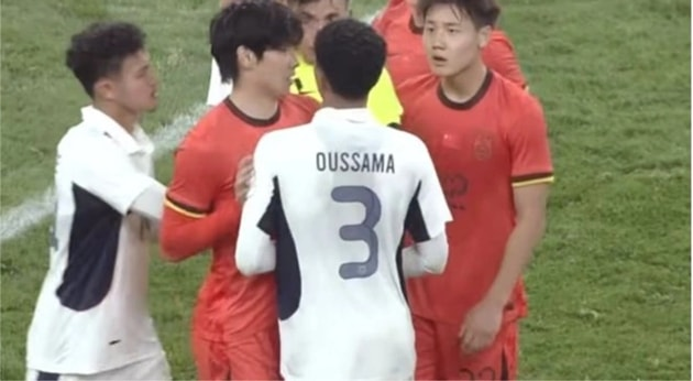 U23 Trung Quốc hòa nhọc nhằn Thái Lan trong trận cầu đầy bạo lực và sai lầm phòng ngự