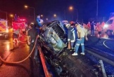 11 người chết cháy trong xe khách đêm giao thừa ở Thái Lan