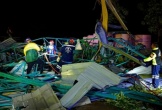 Mái che trường học đổ sập, 4 trẻ em Thái Lan chết