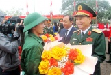 Trung tướng Phạm Trường Sơn dự lễ giao, nhận quân tại tỉnh Hà Tĩnh