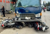Xe tải tông liên hoàn xe máy, 1 người tử vong