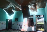 Hà Tĩnh: Lốc xoáy làm hư hỏng nhiều phòng học trường mầm non
