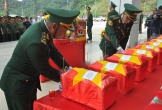 Hà Tĩnh đón nhận 11 hài cốt liệt sĩ hy sinh tại Lào về nước