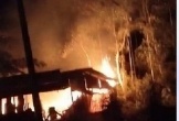 Hà Tĩnh: Cháy xưởng gỗ trong đêm, thiệt hại hàng trăm triệu đồng