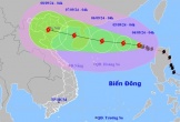 Bão số 3 giật cấp 17 đang di chuyển rất nhanh vào Vịnh Bắc Bộ