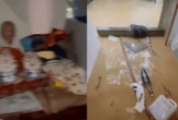Khoảnh khắc bà cụ 91 tuổi ngồi ôm bát hương trong căn nhà ngập quá tầng 1 ở Thái Nguyên khiến nhiều người xót xa