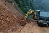 Nhanh chóng xử lý sạt lở, đảm bảo an toàn đường lên Cửa khẩu Cầu Treo