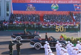 Lễ kỷ niệm, diễu binh, diễu hành chào mừng 50 năm Quốc khánh Lào