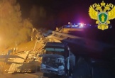 Tai nạn giao thông ngay sát biên giới Ukraine, Nga nghi ngờ 