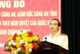 Công an tỉnh Hà Tĩnh công bố các quyết định về công tác tổ chức, cán bộ theo mô hình tổ chức mới