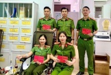 Bốn cán bộ Công an Hà Tĩnh kịp thời hiến máu cứu người