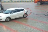 Tài xế ô tô quỵt tiền đổ xăng rồi lái xe bỏ chạy
