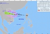 Bão số 5 mạnh cấp 13-14, giật cấp 16, cách Hà Tĩnh khoảng 450km