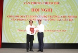 Văn phòng Chính phủ công bố các Quyết định về công tác cán bộ