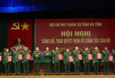 Hà Tĩnh: Bổ nhiệm 137 phó chỉ huy trưởng, chính trị viên phó quân sự cấp xã