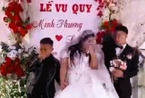 Xôn xao clip cô dâu, chú rể bị ném mắm tôm trong lễ cưới