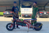 Học sinh lớp 9 mua linh kiện qua mạng tự chế ''siêu xe'' có thể chạy hơn 100km/h